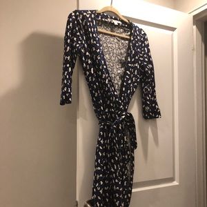 DVF mini wrap dress
